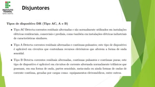 Disjuntores
 