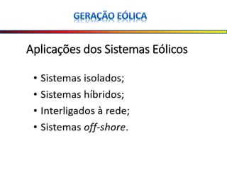 Aula 3 geração eólica