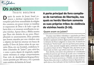 SeminárioTeológicoShalom
ProduzidopeloProf.RicardoGondim
Proibidaareproduçãosemautorização
A parte principal do livro compõe-
se de narrativas de libertação, nos
quais os heróis libertam somente
as suas próprias tribos da violência
de vizinhos hostis (3-16).
 