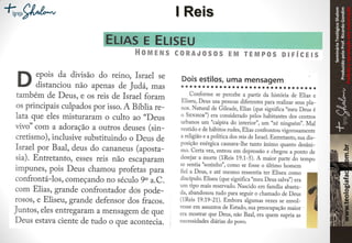 SeminárioTeológicoShalom
ProduzidopeloProf.RicardoGondim
Proibidaareproduçãosemautorização
I Reis
 