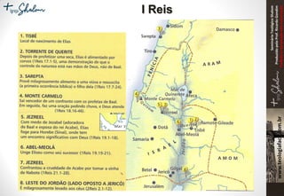 SeminárioTeológicoShalom
ProduzidopeloProf.RicardoGondim
Proibidaareproduçãosemautorização
I Reis
 