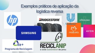Exemplospráticosdeaplicaçãoda
logísticareversa
 