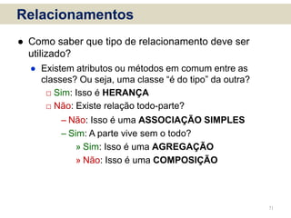 Diagrama de classe aula 02 PDF para UML. | PDF