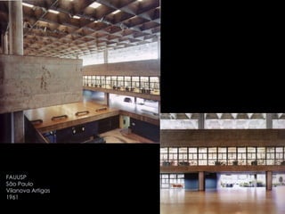 FAUUSP São Paulo Vilanova Artigas 1961 