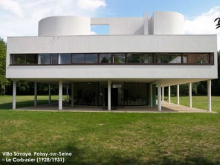 Villa Savoye, Poissy-sur-Seine  –  Le Corbusier (1928/1931) 