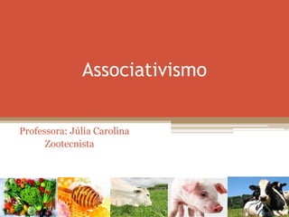Associativismo 
Professora: Júlia Carolina 
Zootecnista  