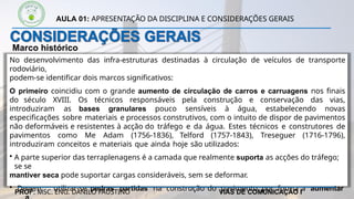 Aula 4. Apresentação da disciplina e considerações | PPTX