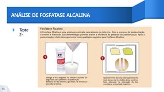 ANÁLISE DE FOSFATASE ALCALINA
◗ Teste
2:
55
 