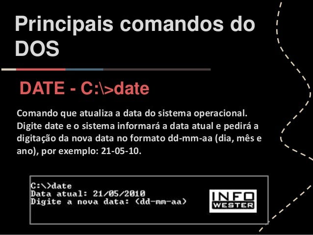 Comandos msdos Atualizado 29/10/2014