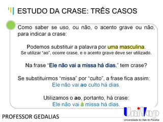 Tankertanker Design
Tankertanker Design
Tankertanker Design
PROFESSOR GEDALIAS
ESTUDO DA CRASE: TRÊS CASOS
 
