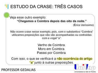 Tankertanker Design
Tankertanker Design
Tankertanker Design
PROFESSOR GEDALIAS
ESTUDO DA CRASE: TRÊS CASOS
 
