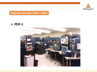 Segunda Geração (1954 – 1962)
 PDP-1
 