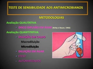 NÃO SABEMOS QUAL A SENSIBILIDADE