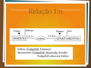 Relação 1:n

 