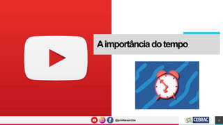 @professorcbs
@professorcbs
Aimportânciadotempo
5
 