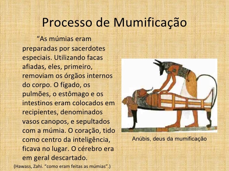 Processo De Mumificacao No Antigo Egito Passo A Passo
