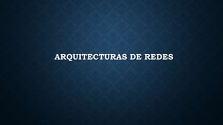 ARQUITECTURAS DE REDES
 