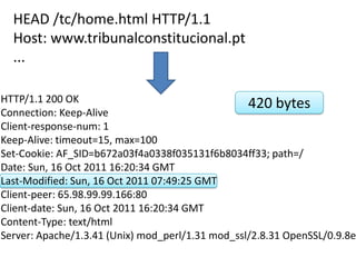 HEAD /tc/home.html HTTP/1.1Host: www.tribunalconstitucional.pt...HTTP/1.1 200 OKConnection: Keep-AliveClient-response-num: 1Keep-Alive: timeout=15, max=100Set-Cookie: AF_SID=b672a03f4a0338f035131f6b8034ff33; path=/Date: Sun, 16 Oct 2011 16:20:34 GMTLast-Modified: Sun, 16 Oct 2011 07:49:25 GMTClient-peer: 65.98.99.99.166:80Client-date: Sun, 16 Oct 2011 16:20:34 GMTContent-Type: text/htmlServer: Apache/1.3.41 (Unix) mod_perl/1.31 mod_ssl/2.8.31 OpenSSL/0.9.8e420 bytes