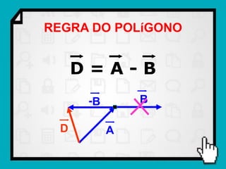 REGRA DO POLíGONO


     D=A-B
      -B       B

 D         A
 