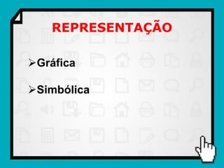 REPRESENTAÇÃO

Gráfica

Simbólica
 