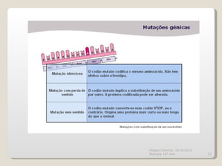 Magda Charrua  2010/2011 Biologia 12º ano  
