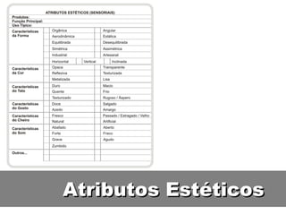 Atributos Estéticos 