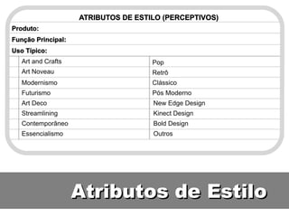 Atributos de Estilo 