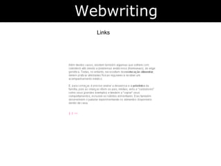 Links Webwriting 