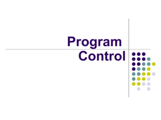 Program  Control 