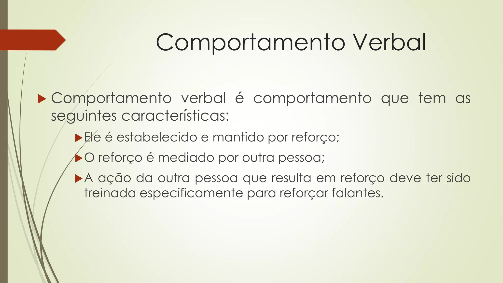 Aula 4 comportamento verbal | PDF