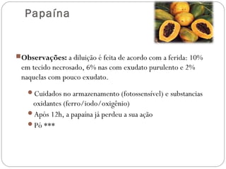 Curativos e coberturas | PPT