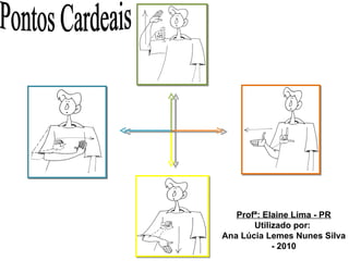 Pontos Cardeais Profª: Elaine Lima - PR Utilizado por:  Ana Lúcia Lemes Nunes Silva - 2010 