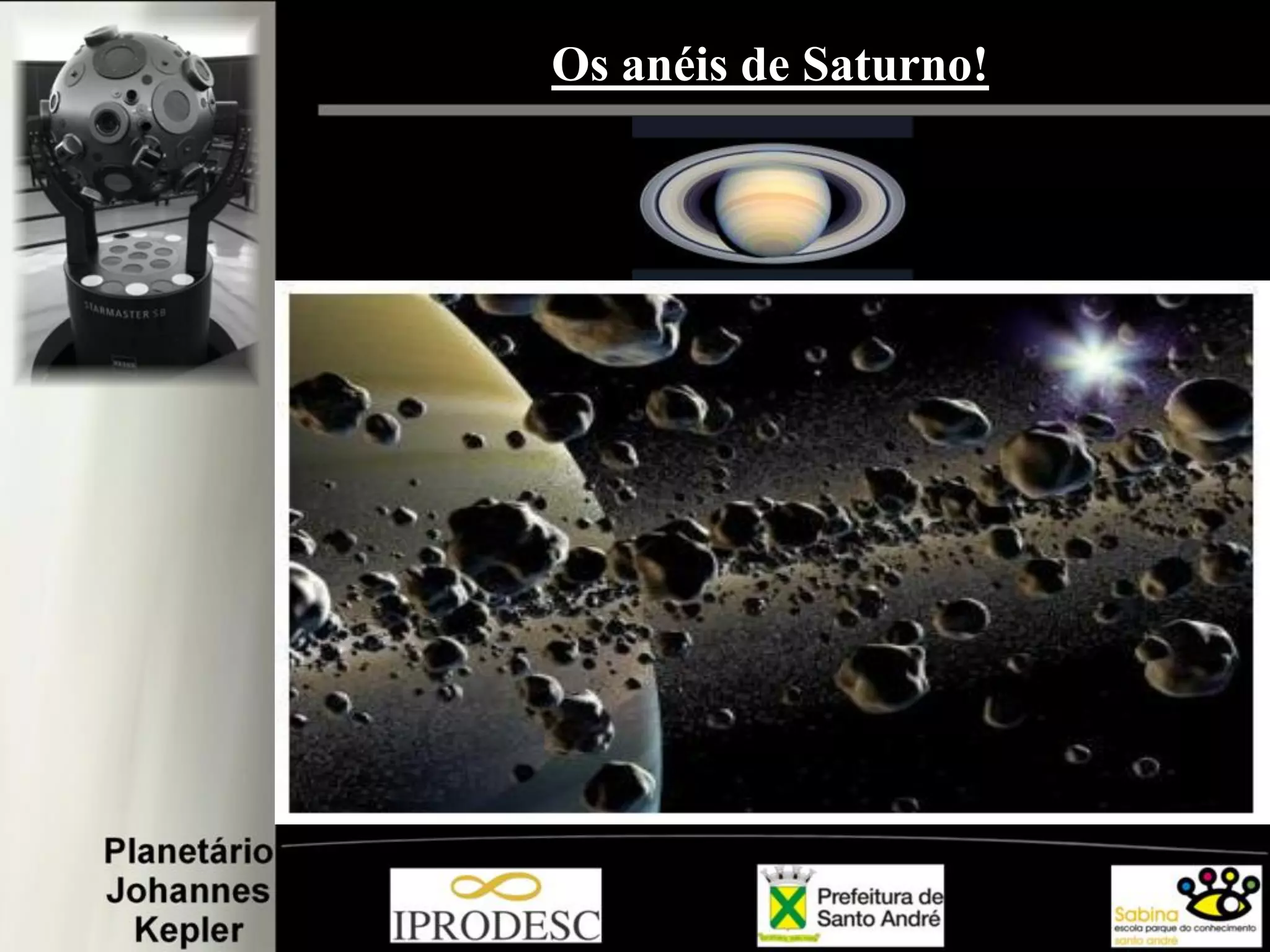 Os anéis de Saturno!