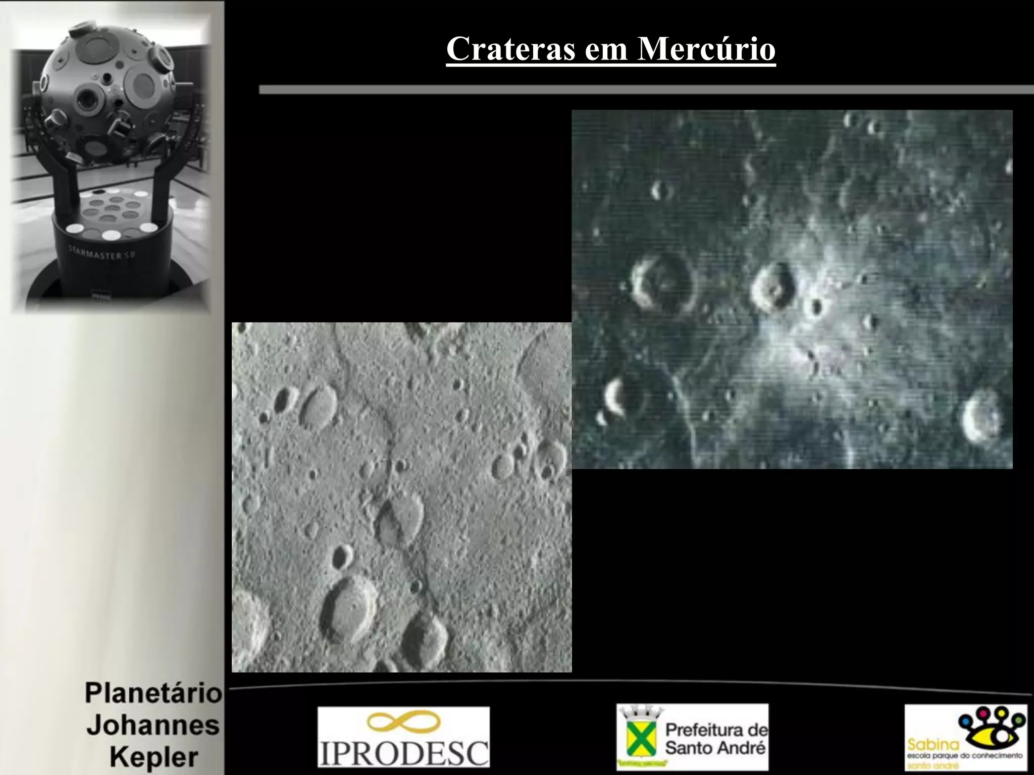 Crateras em Mercúrio