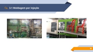 26
3.1 Moldagem por injeção
 