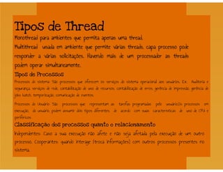 Processos - Sistemas Operacionais