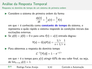 Aula 5 - Análise da Reposta Temporal e do Erro Estacionário.pdf