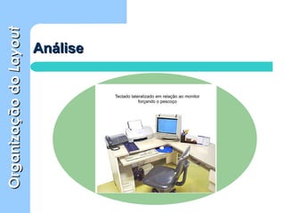OrganizaçãodoOrganizaçãodoLayoutLayout
AnáliseAnálise
 