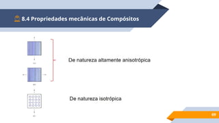 69
8.4 Propriedades mecânicas de Compósitos
 
