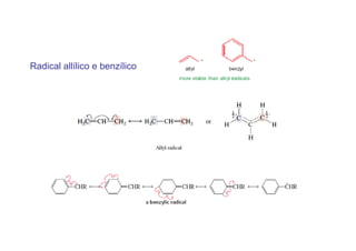 Radical allílico e benzílico
 
