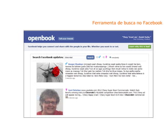 Ferramenta de busca no Facebook
 