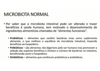 Microbiota descreve a microbiota mais comum