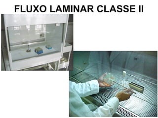 FLUXO LAMINAR CLASSE II
 