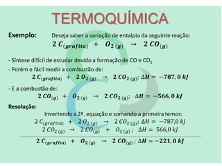 TERMOQUÍMICA
 
