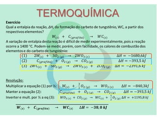 TERMOQUÍMICA
 