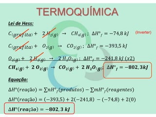 TERMOQUÍMICA
(Inverter)
 