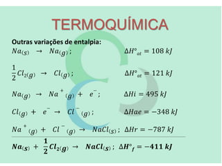 TERMOQUÍMICA
 