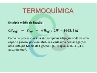 TERMOQUÍMICA
 