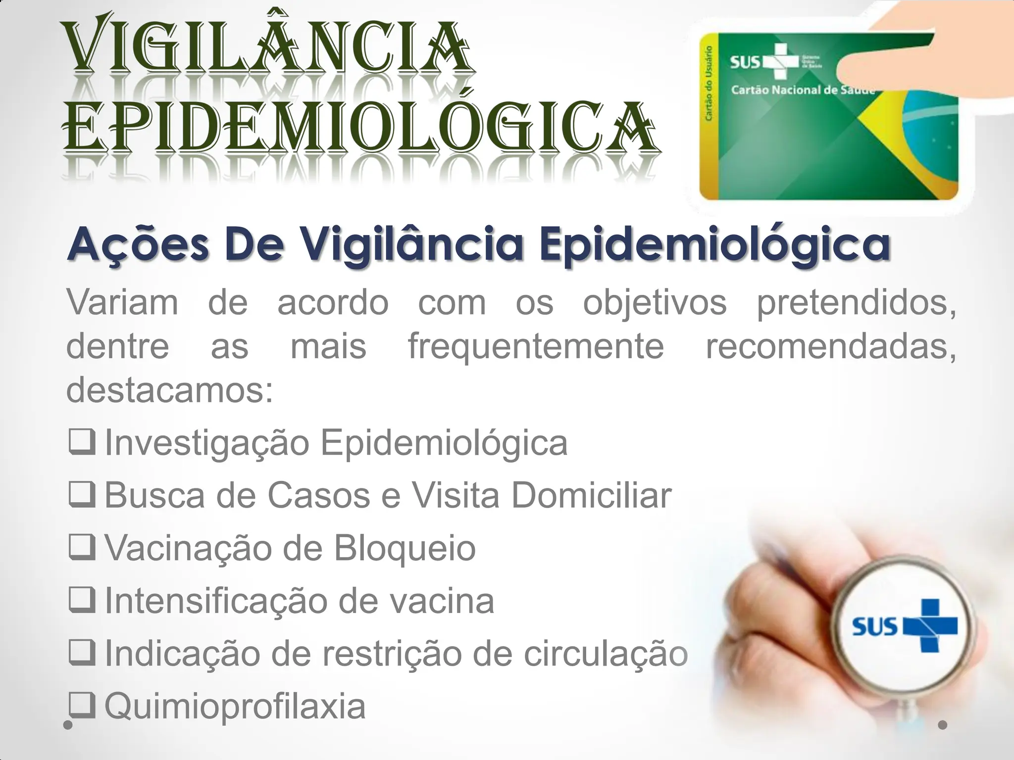 Aula 5 - Vigilancia Epidemiológica - Medidas de Controle.pdf | Download ...