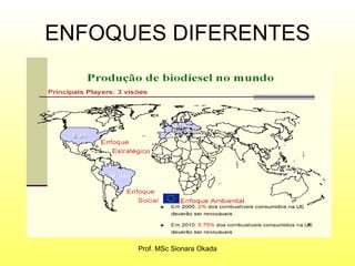 ENFOQUES DIFERENTES Prof. MSc Sionara Okada 
